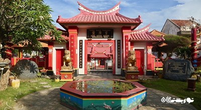  معبد چینی لینگ گوآن کیونگ شهر اندونزی کشور بالی