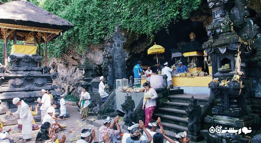  معبد گوآ لاوا شهر اندونزی کشور بالی