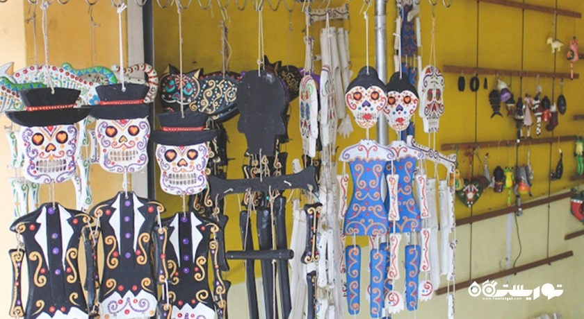 مرکز خرید مرکز صنایع دستی تگالالانگ شهر اندونزی کشور بالی