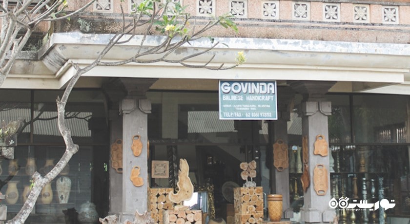 مرکز خرید مرکز صنایع دستی تگالالانگ شهر اندونزی کشور بالی