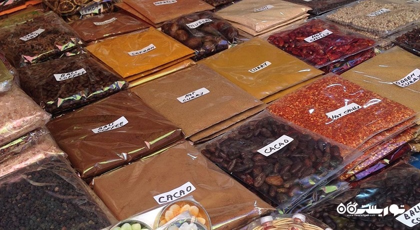 مرکز خرید بازار کندی کونینگ شهر اندونزی کشور بالی