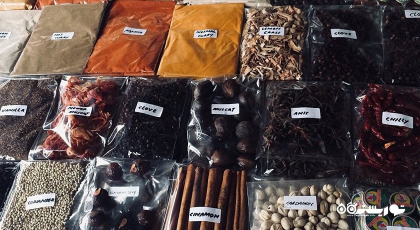 مرکز خرید بازار کندی کونینگ شهر اندونزی کشور بالی