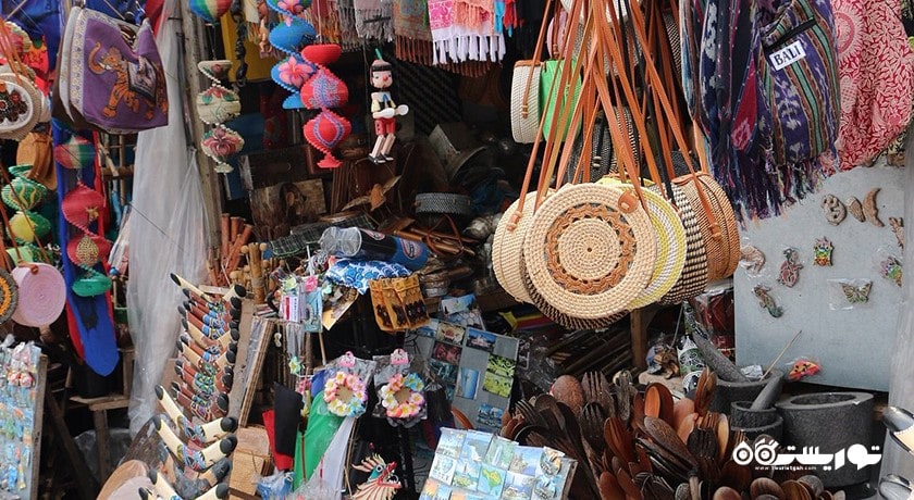 مرکز خرید بازار کندی کونینگ شهر اندونزی کشور بالی