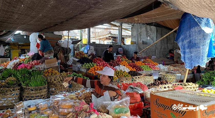 مرکز خرید بازار کندی کونینگ شهر اندونزی کشور بالی