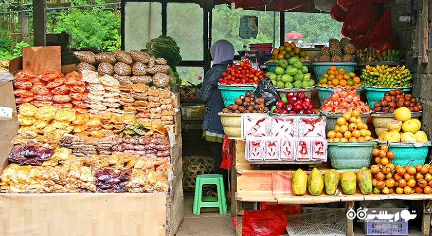 مرکز خرید بازار کندی کونینگ شهر اندونزی کشور بالی