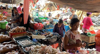 مرکز خرید بازار کندی کونینگ شهر اندونزی کشور بالی