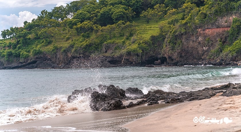سرگرمی ساحل پاسیر پوتی شهر اندونزی کشور بالی