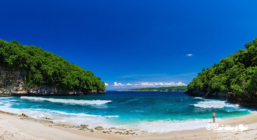 سرگرمی ساحل تالاب آبی شهر اندونزی کشور بالی