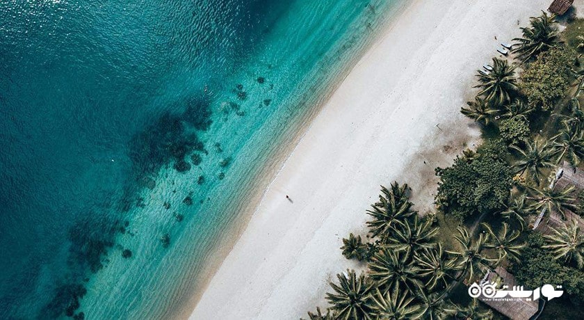 سرگرمی ساحل بیاس توگل در بالی شرقی شهر اندونزی کشور بالی