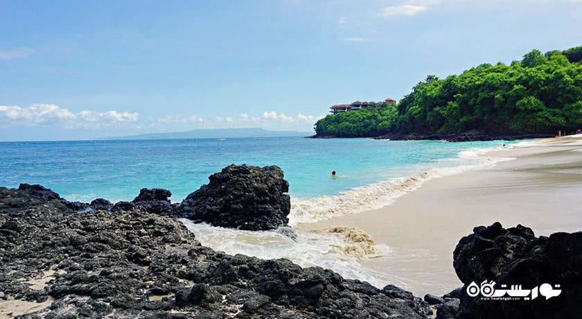 سرگرمی ساحل بیاس توگل در بالی شرقی شهر اندونزی کشور بالی