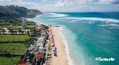 سرگرمی ساحل پانداوا شهر اندونزی کشور بالی