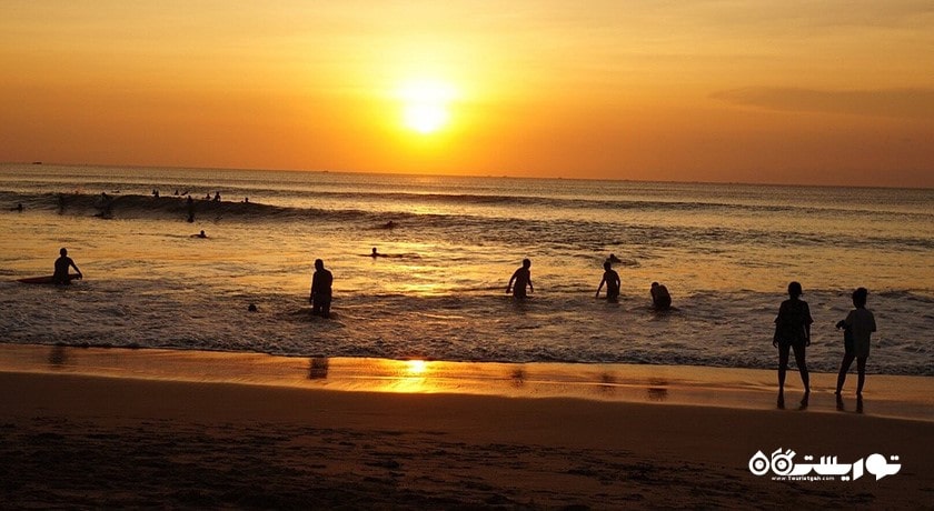 سرگرمی ساحل پادانگ پادانگ شهر اندونزی کشور بالی