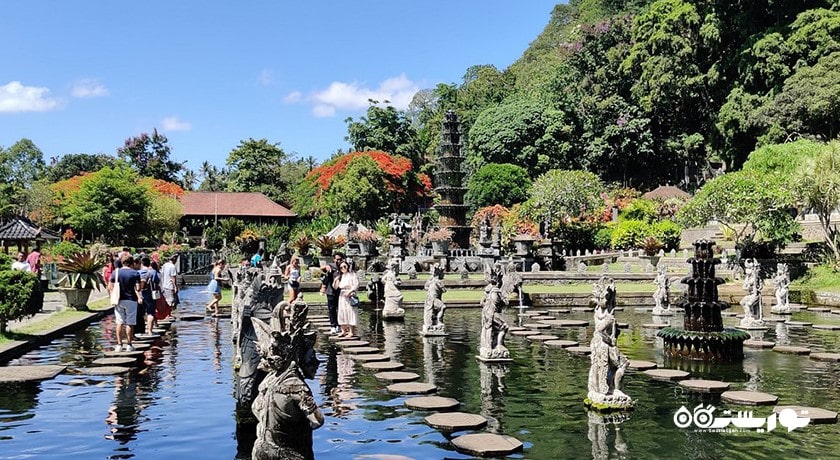  باغ آبی سلطنتی تیرتا گانگا شهر اندونزی کشور بالی
