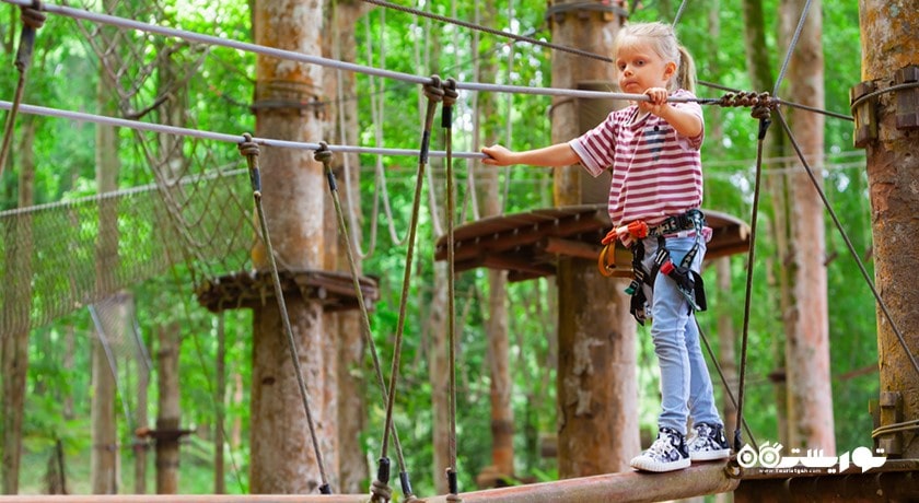  پارک ماجراجویی بالی تری تاپ شهر اندونزی کشور بالی