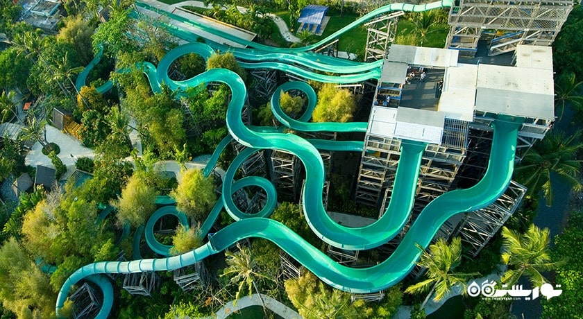 سرگرمی واتربوم بالی شهر اندونزی کشور بالی