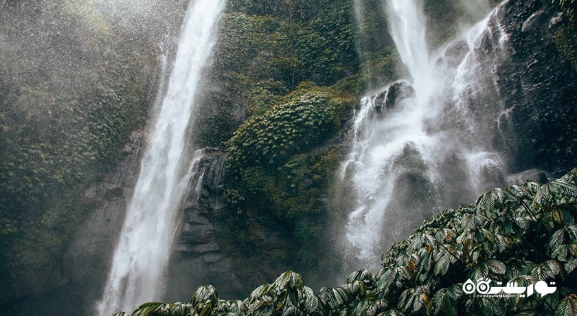  آبشار سکومپول شهر اندونزی کشور بالی