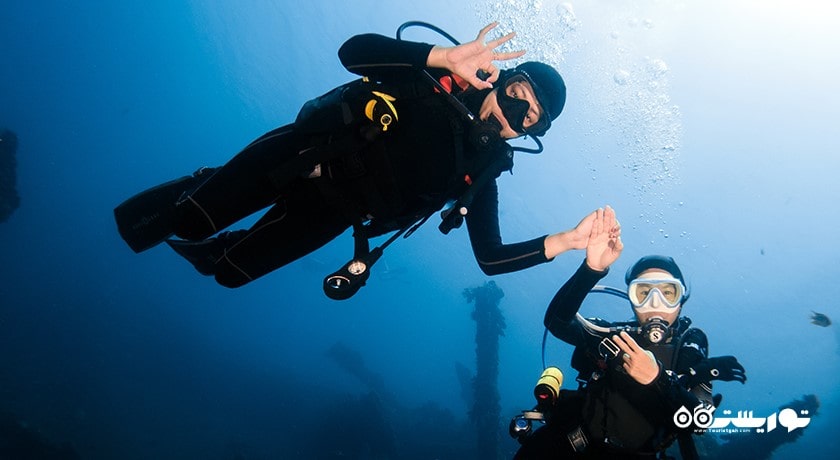 سرگرمی غواصی در بالی شهر اندونزی کشور بالی