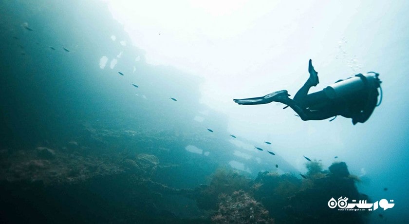 سرگرمی غواصی در بالی شهر اندونزی کشور بالی