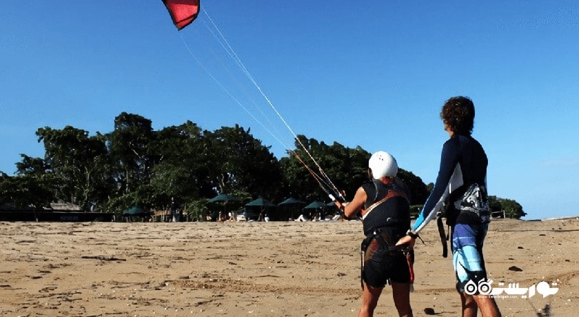 سرگرمی کایت سرفینگ در بالی شهر اندونزی کشور بالی