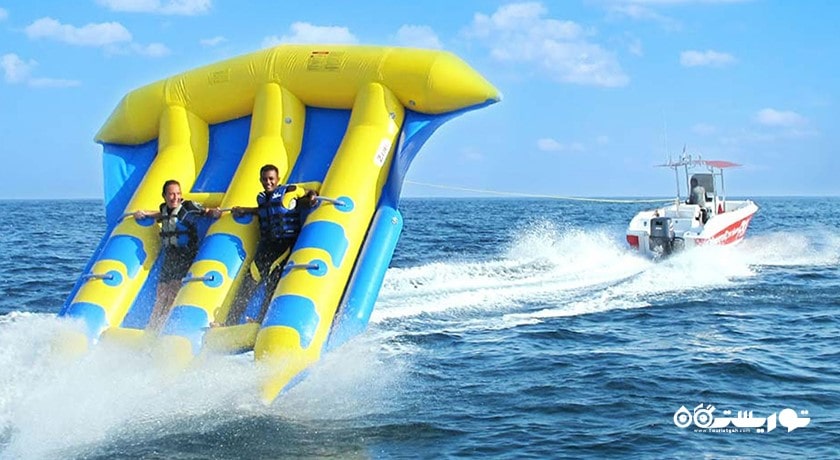 سرگرمی فلایینگ فیش در بالی شهر اندونزی کشور بالی