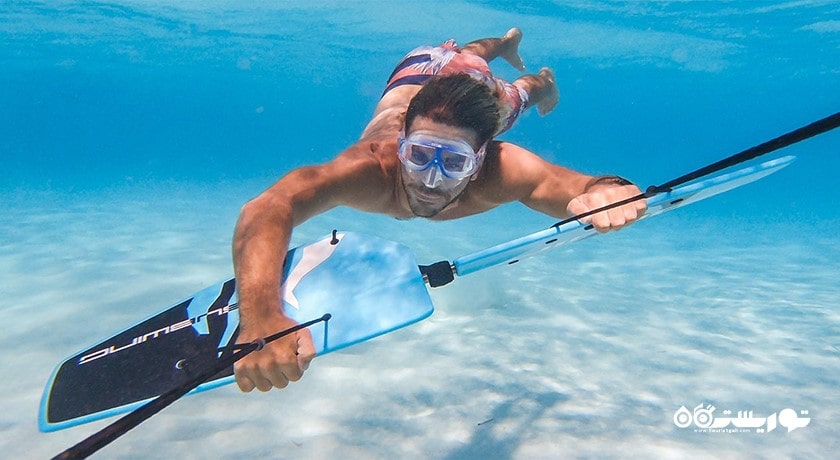 سرگرمی ساب وینگ در بالی شهر اندونزی کشور بالی