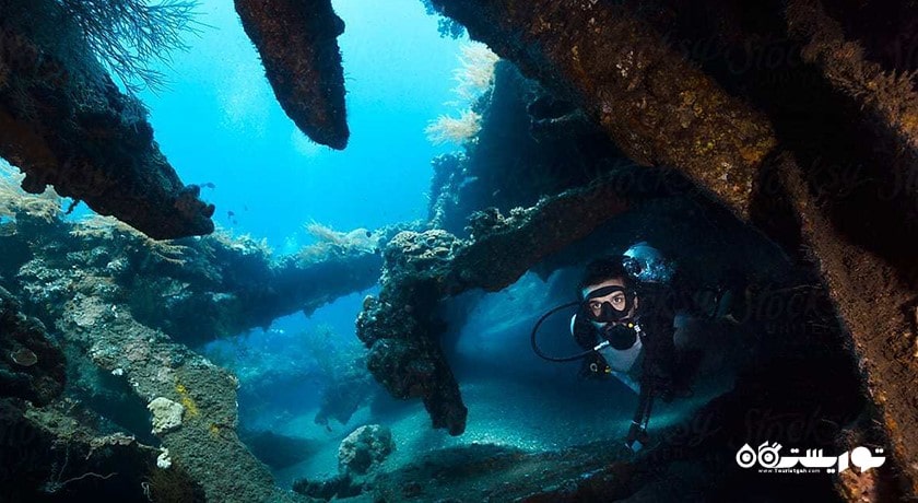 غواصی درون غار در بالی -  شهر بالی