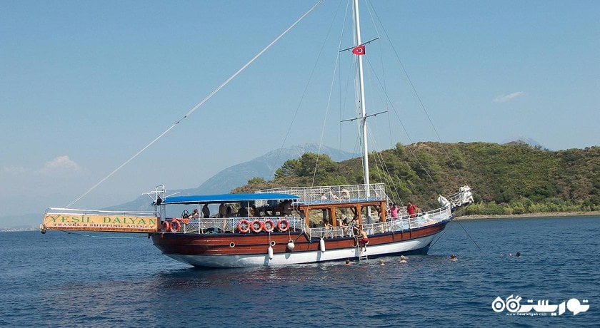 سرگرمی گردش با قایق شهر ترکیه کشور کوش آداسی