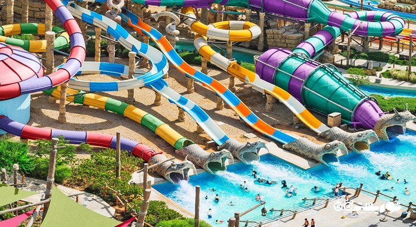 سرگرمی یاس واتر ورلد شهر امارات متحده عربی کشور ابوظبی