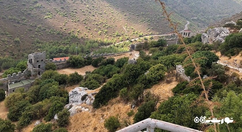  قلعه سنت هیلاریون شهر قبرس شمالی کشور نیکوزیای شمالی