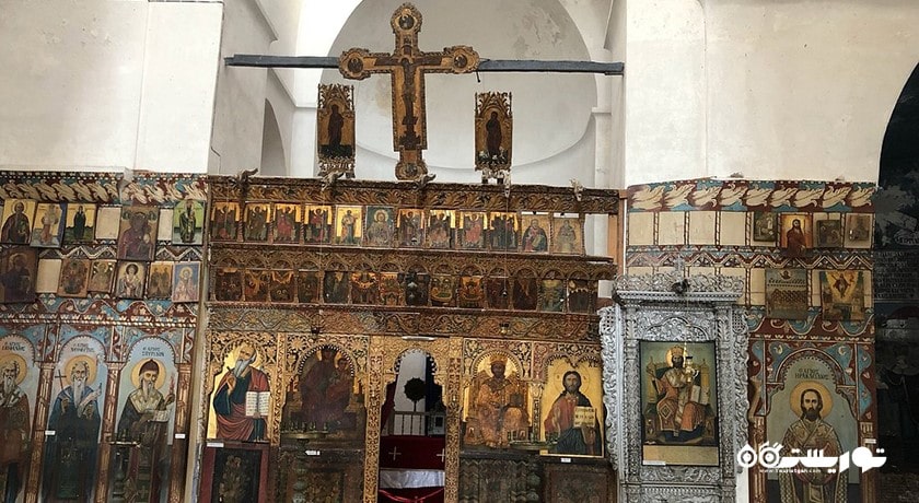  صومعه سنت بارناباس شهر قبرس شمالی کشور نیکوزیای شمالی