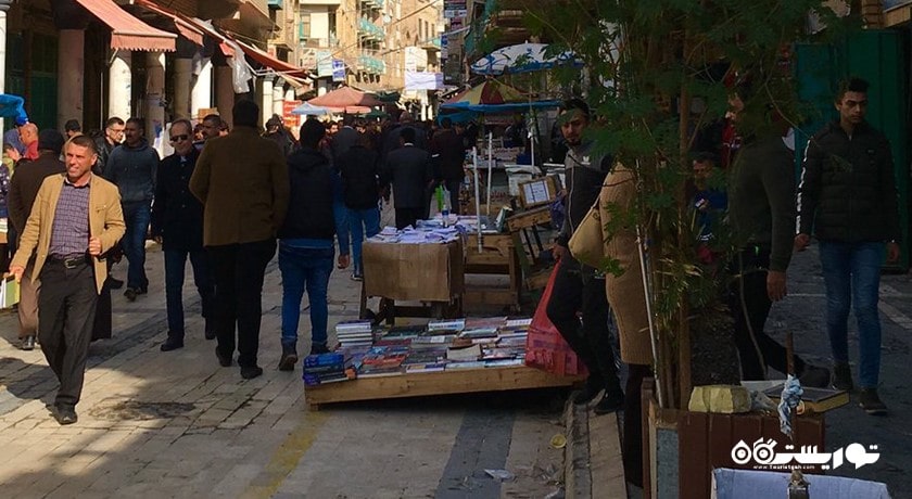  خیابان متنبی شهر عراق کشور بغداد