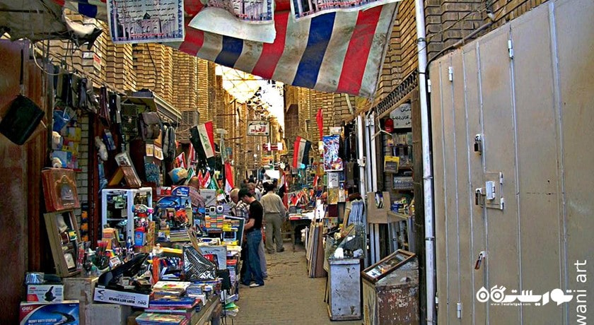  خیابان متنبی شهر عراق کشور بغداد