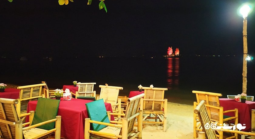 مرکز خرید مرکز خرید خیابان دهکده ماهیگیر شهر تایلند کشور کو سامویی