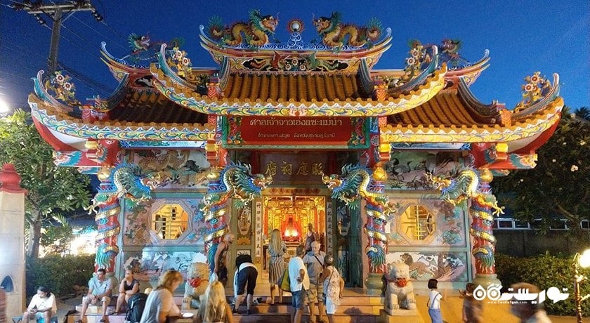 مرکز خرید بازارهای شبانه کو سامویی شهر تایلند کشور کو سامویی