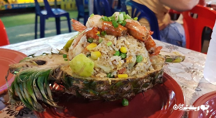 مرکز خرید بازارهای شبانه کو سامویی شهر تایلند کشور کو سامویی