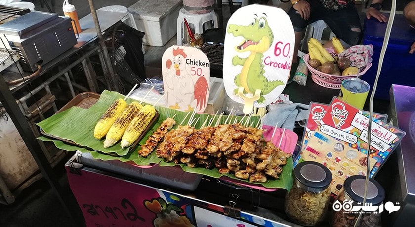 مرکز خرید بازارهای شبانه کو سامویی شهر تایلند کشور کو سامویی