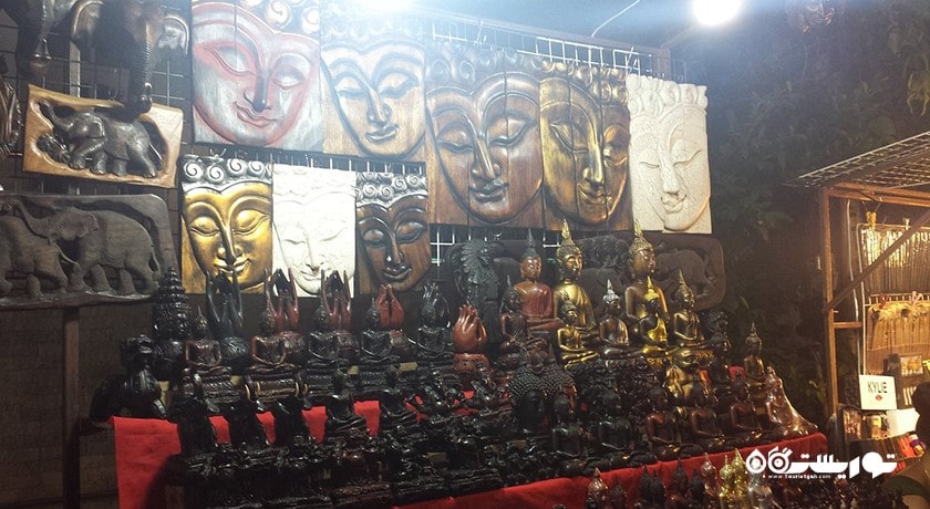 مرکز خرید بازارهای شبانه کو سامویی شهر تایلند کشور کو سامویی