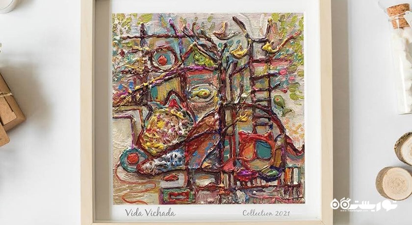  گالری هنر و سوغات ویدا کیوم شهر تایلند کشور کو سامویی