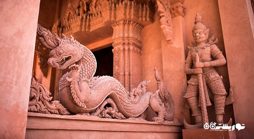  معبد راتچاتامارام (معبد سرخ) شهر تایلند کشور کو سامویی