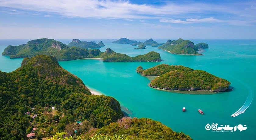  پارک ملی دریایی آنگ تونگ شهر تایلند کشور کو سامویی