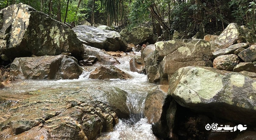  آبشار تان روآ شهر تایلند کشور کو سامویی