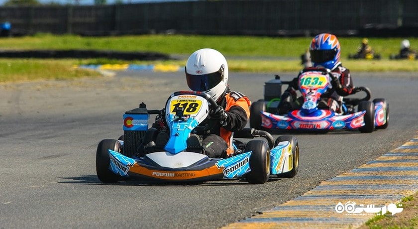 سرگرمی کارتینگ در کوسامویی شهر تایلند کشور کو سامویی