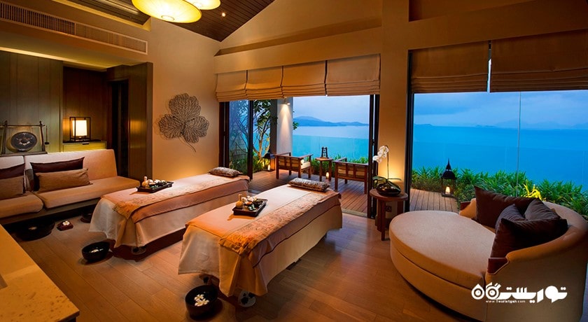 سرگرمی اسپا در کوسامویی شهر تایلند کشور کو سامویی