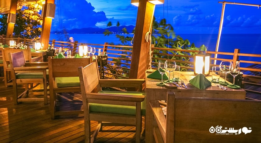 سرگرمی غذاخوری در کوسامویی شهر تایلند کشور کو سامویی