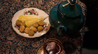 رستوران شربت خانه فیروزه کاشان شهر کاشان 