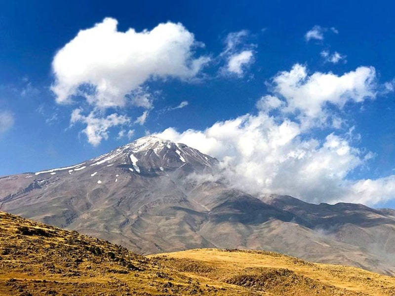  قله دماوند شهرستان مازندران استان آمل