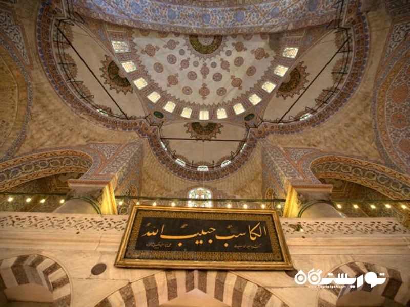 نمای داخلی مسجد آبی