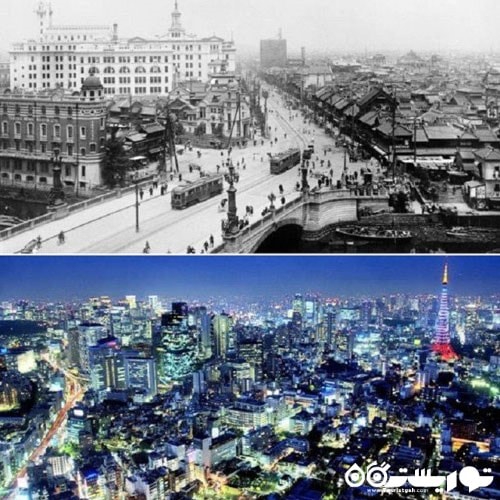 توکیو، ژاپن – دهه 1920 و هم اکنون