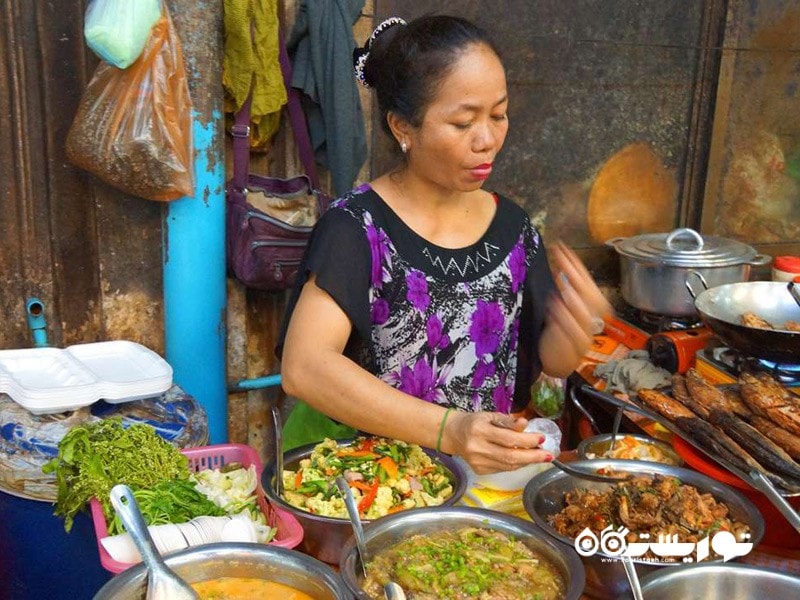 3- غذاهای خیابانی سیم ریپ (Siem Reap)  