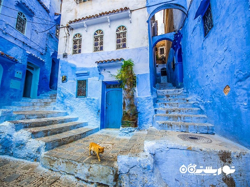 خیابان های آبی (شفشاون، مراکش)